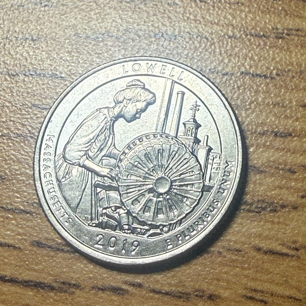 2019 W mint Lowell quarter - Picture 3 of 4